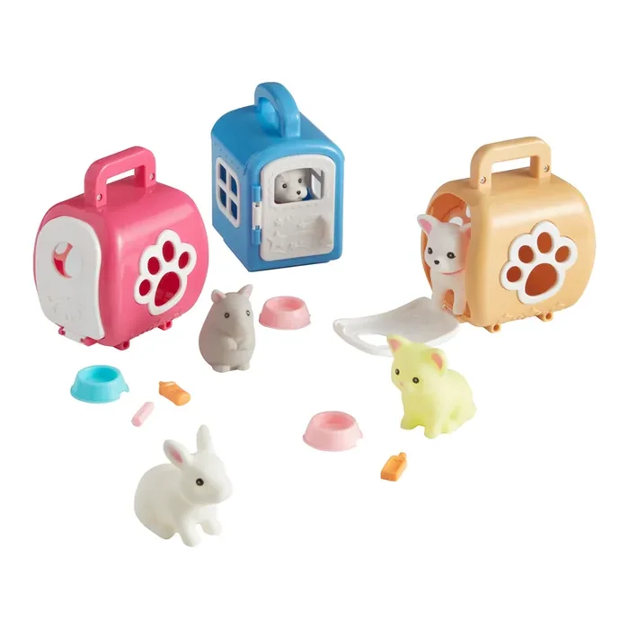 Toysmith Mini Pet With House Set of 3