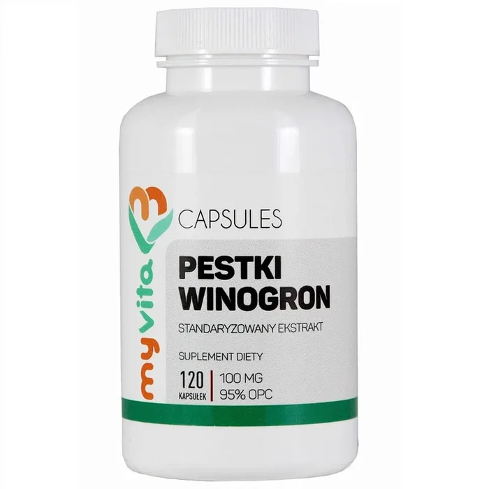 Traubenkernextrakt standardisiert 100 MG 120 MYVITA Kapseln