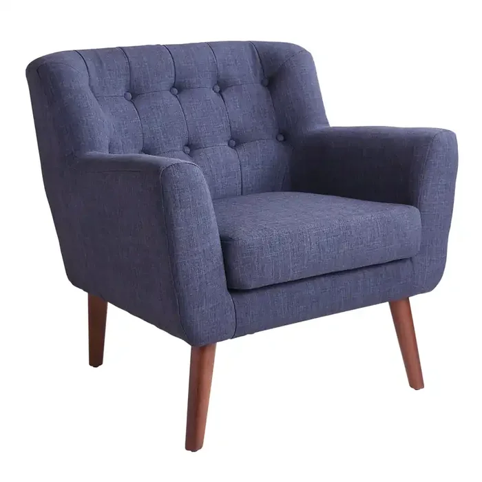 Travis Mid Century Tufted Upholstered Chair