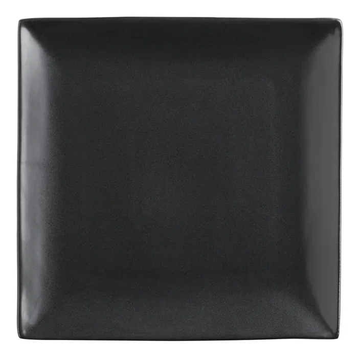 Trilogy Square Black Dinner Plate Set Of 4