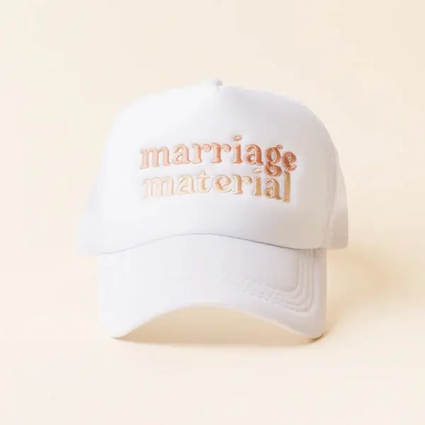 TRUCKER HAT- MARRIAGE MATERIAL