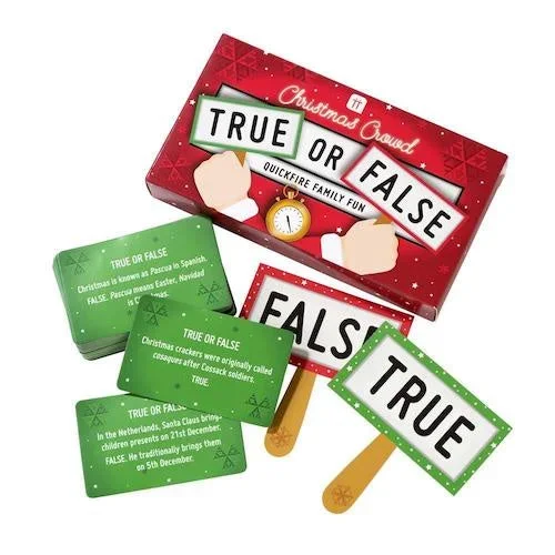 True Or False Christmas Crowd Family Game