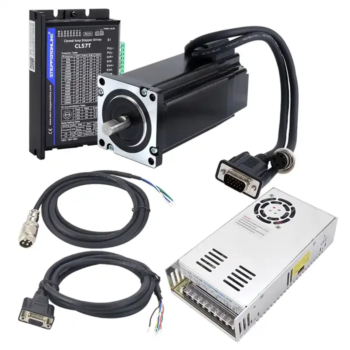 TS Series 1 Axis 4.0Nm 566.56oz.in Nema 24 Closed Loop Stepper Kit with Power Supply