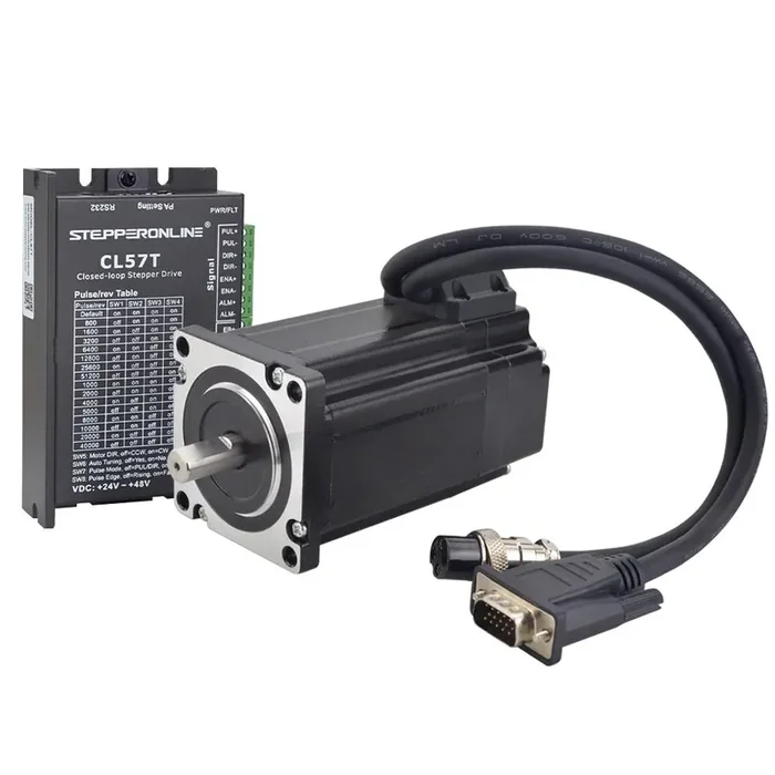 TS Series 3.0 Nm 424.92oz.in 1 Axis Closed Loop Stepper CNC Kit Nema 24 Motor and Driver