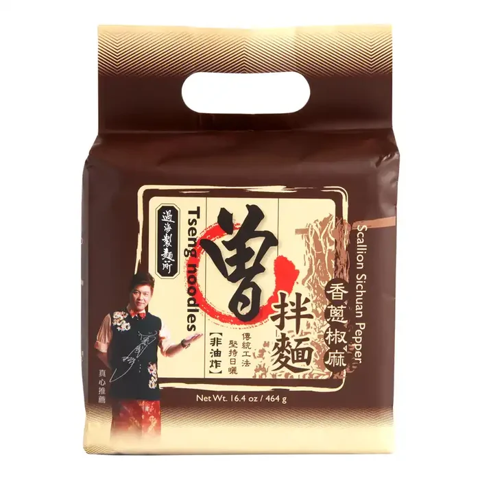 Tseng Scallion with Sichuan Pepper Instant Noodles 4 Pack