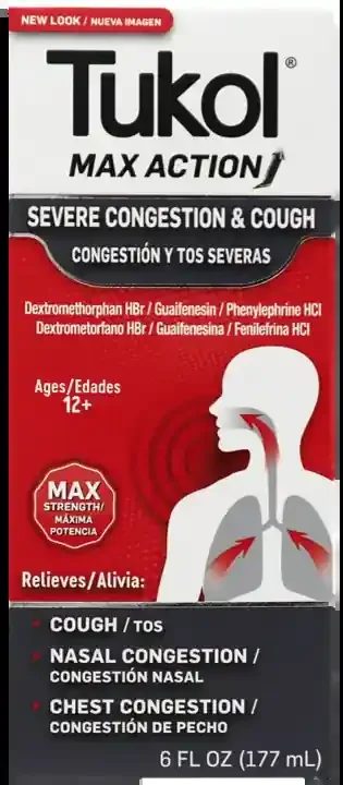 Tukol Adult Max-A Severe Congestion&Cough 6 oz