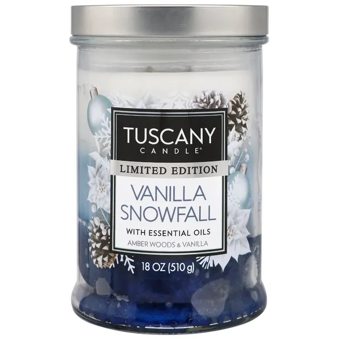 Tuscany Candle Vanilla Snowfall Scented Candle