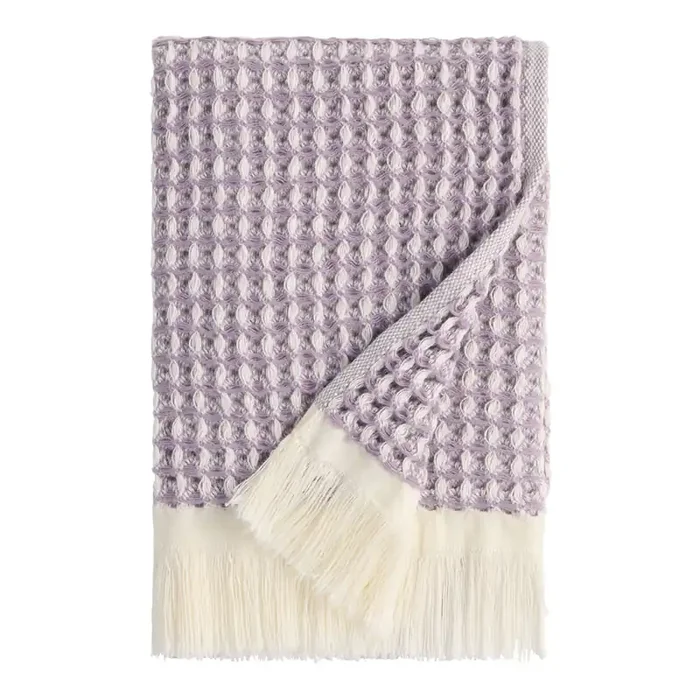 Two Tone Waffle Weave Cotton Hand Towel