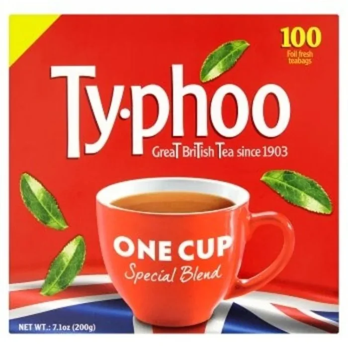 Typhoo One Cup Tea Bags 100 Pack – Case of 24