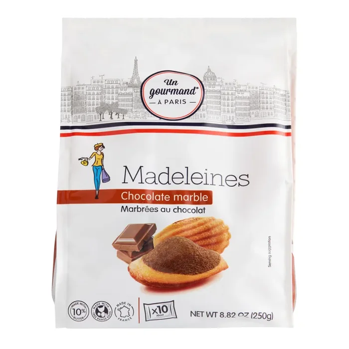 Un Gourmand Chocolate Marble Madeleines