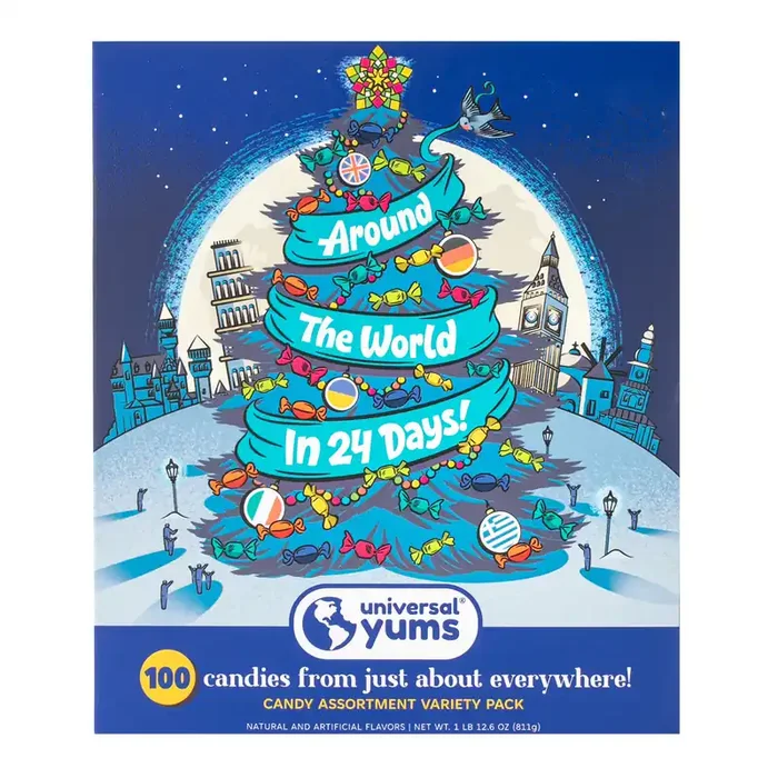 Universal Yums Around the World Assorted Candy Advent Calendar