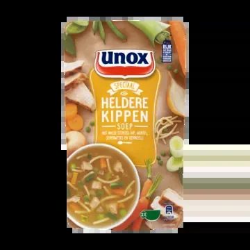 Unox Clear chicken soup with quality meat
