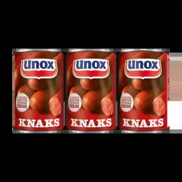 Unox Knacks snack sausage 3-pack