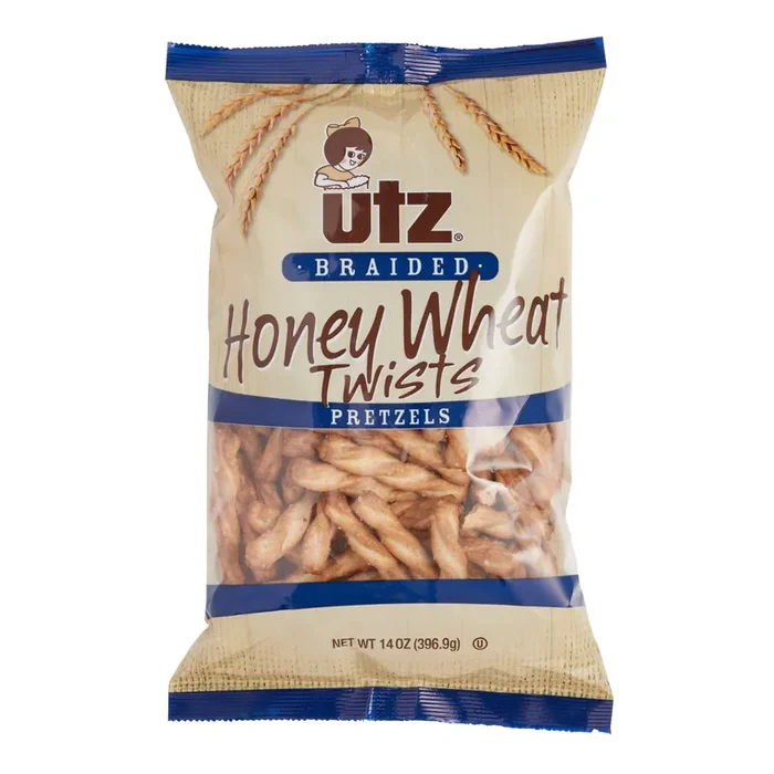 Utz Braided Honey Wheat Twists Pretzels