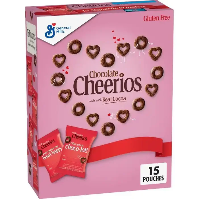 Valentine‘s Chocolate Cheerios Multipack – 4.35oz