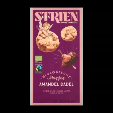 Van Strien Organic almond and date cookies