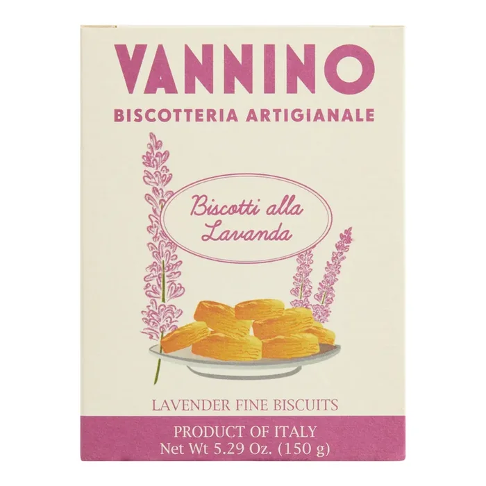 Vannino Lavender Biscuit Cookies Box