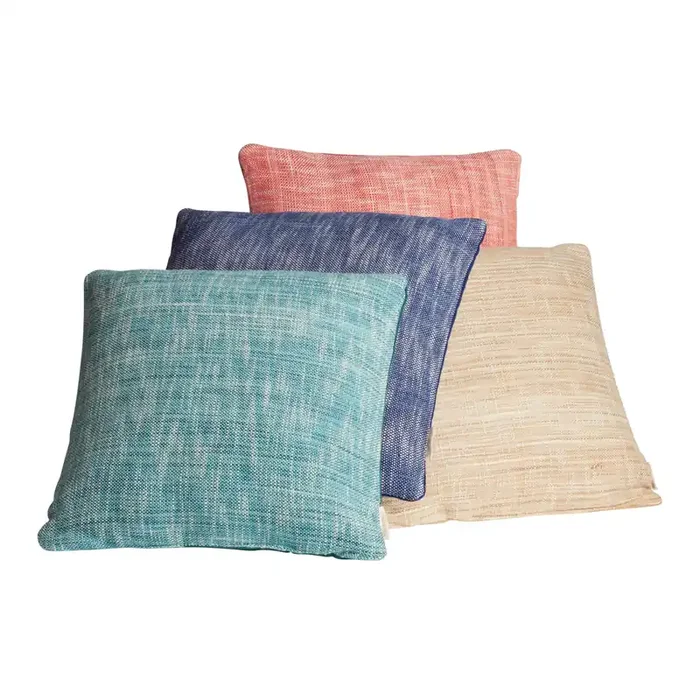 Variegated Woven Indoor Outdoor Throw Pillow