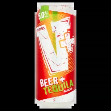 Veltins V+ beer + tequila flavor