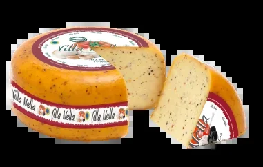 Villa Nella farmers cheese with olive, tomato and garlic small