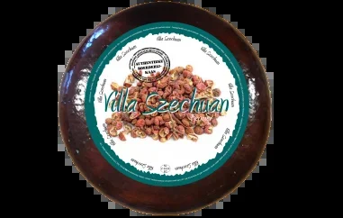 Villa Szechuan farmers cheese with szechuan pepper