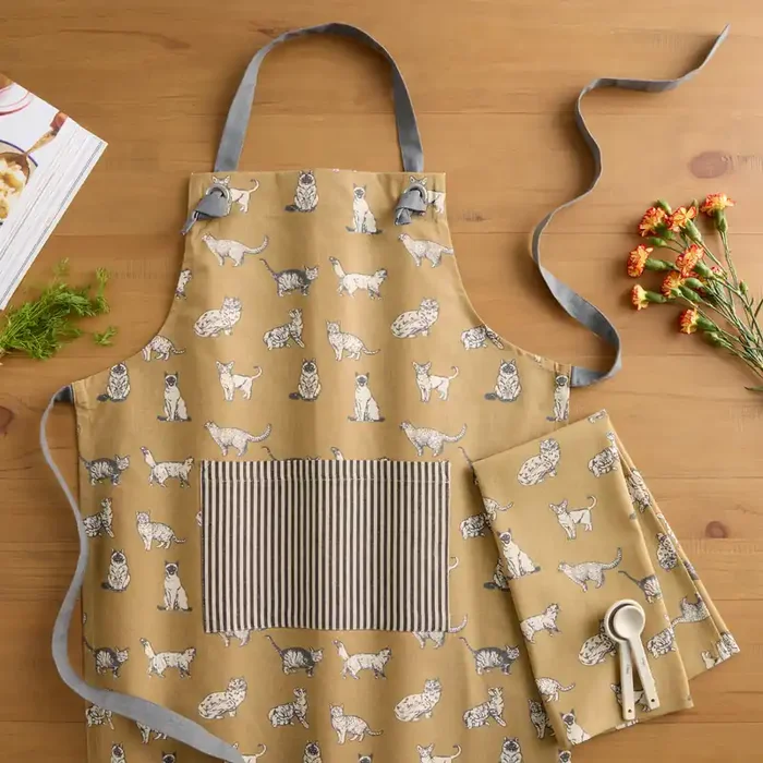 Vintage Animal Print Kitchen Linen Collection