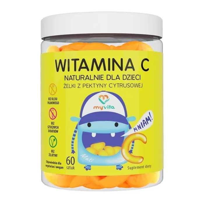 Vitamin C Gelees aus Zitruspektin für Kinder 60 St – MYVITA