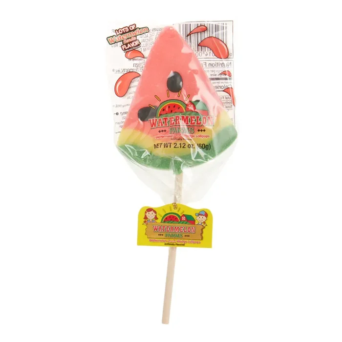 Watermelon Candy Lollipops Set Of 4