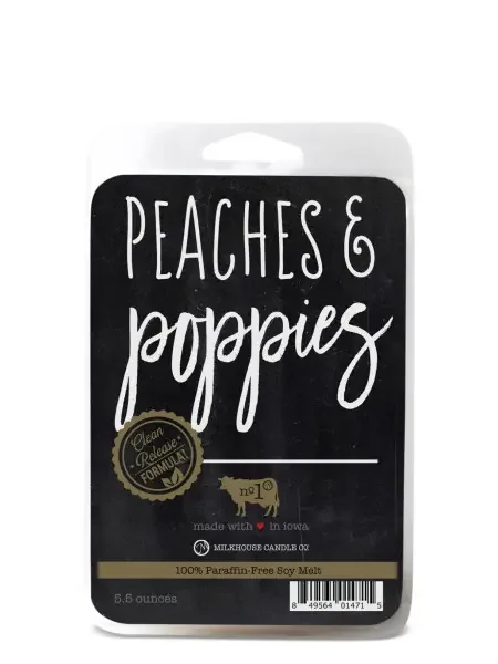 WAX MELTS PEACHES & POPPIES