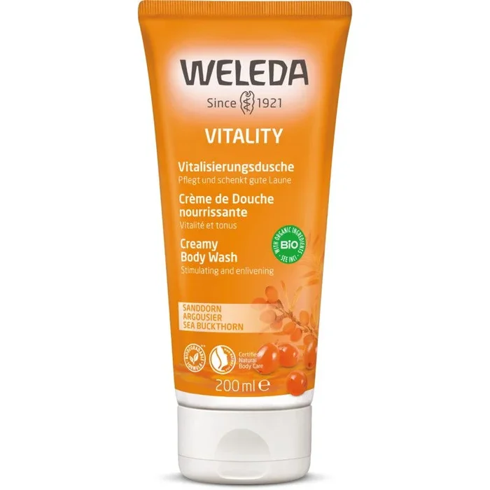 Weleda Sallow thorn vitalising shower cream