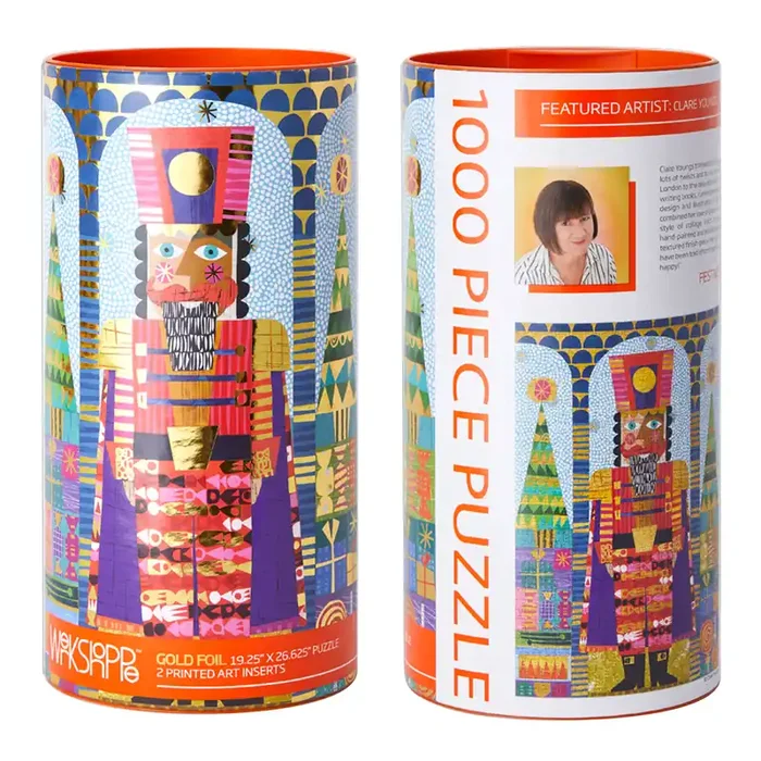 Werkshoppe Gold Foil Nutcracker 1000 Piece Puzzle