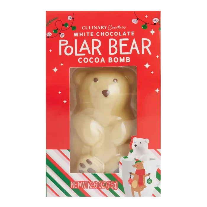 White Chocolate Polar Bear Hot Cocoa Bomb