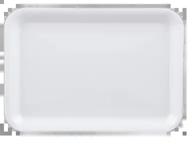 White Foam Tray (8.4″ x 5.9″ x 1.25″) 4x125ct 2