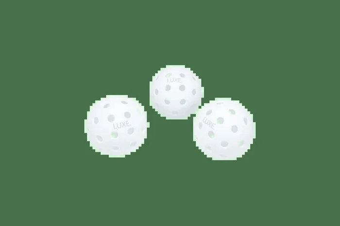 White Pickleballs – Pack of 3