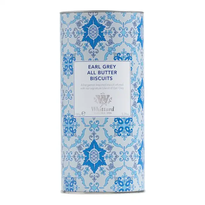 Whittard Earl Grey All Butter Biscuits Gift Tin