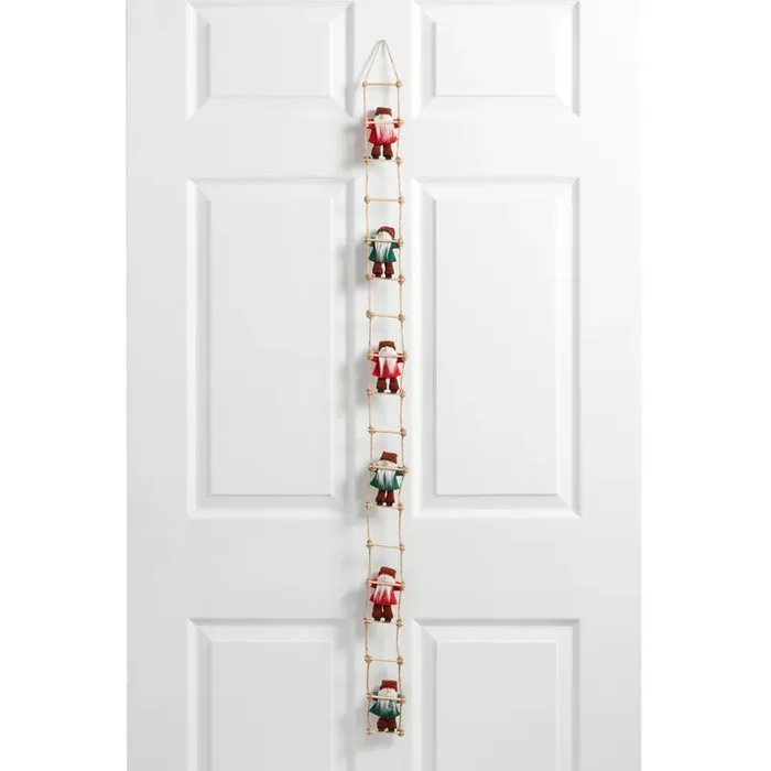 Wood and Felt Gnome Ladder Garland