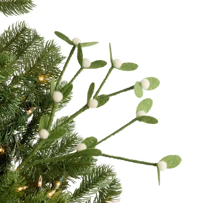Wool Mistletoe Tree Pick