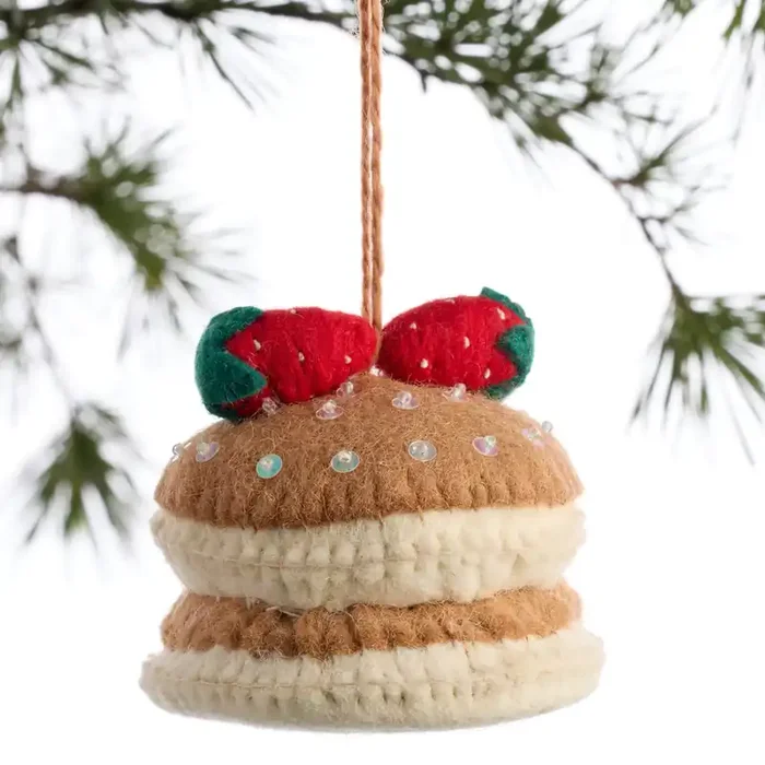 Wool Pancake Stack Ornament