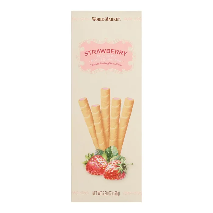 World Market® Strawberry Rolled Wafers