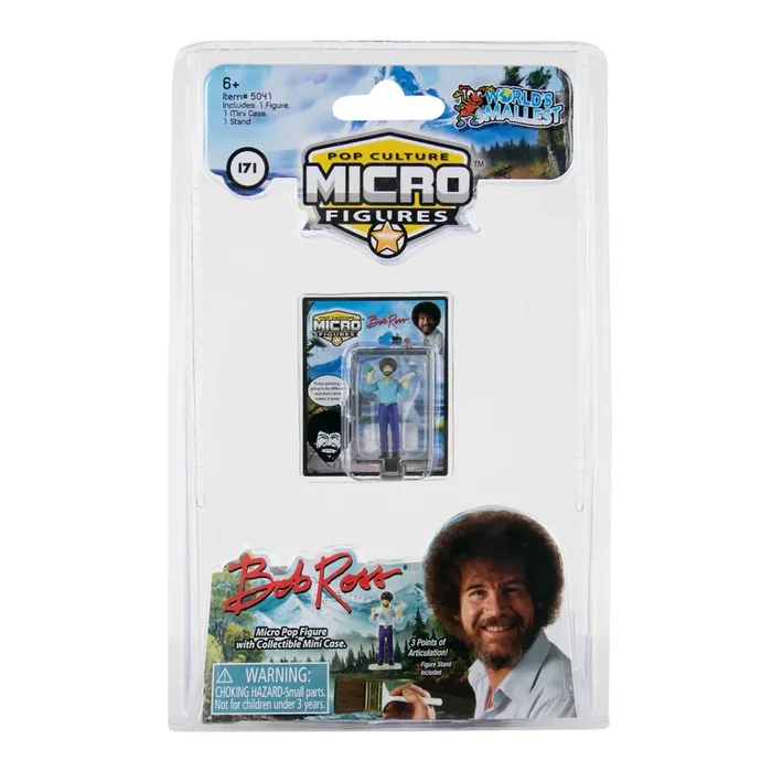 World‘s Smallest Bob Ross Micro Figure