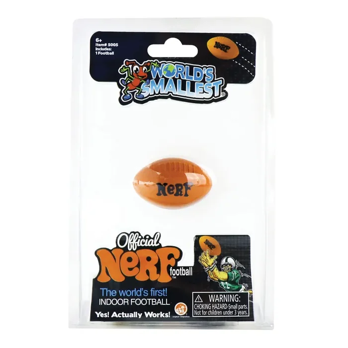 World‘s Smallest Nerf Football