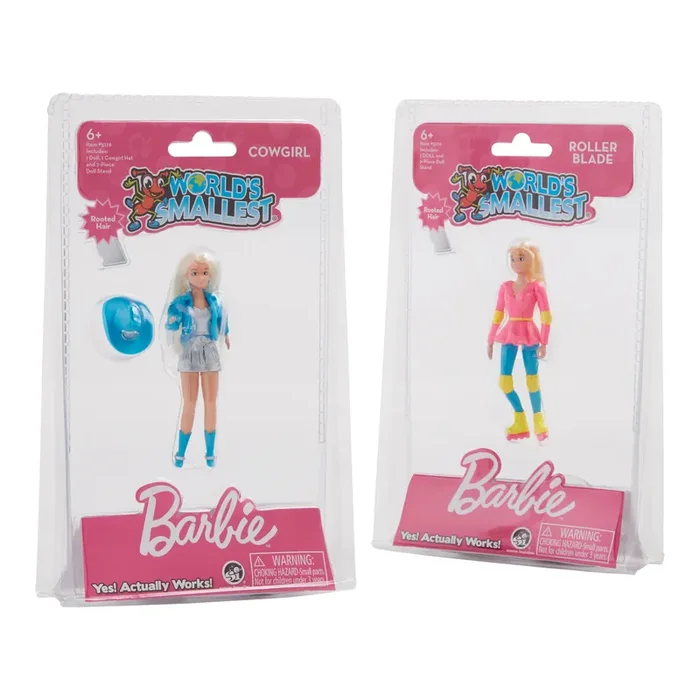World‘s Smallest Posable Barbie Doll Set of 2