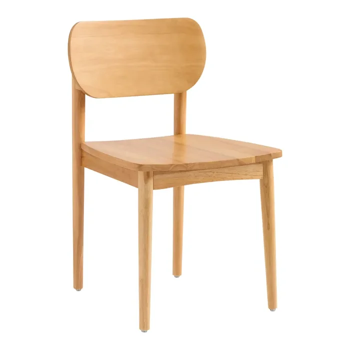 Wrenley Wood Split Back Scandi Dining Chair Set of 2