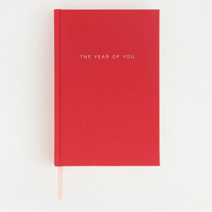 Year of You Red Daily Journal