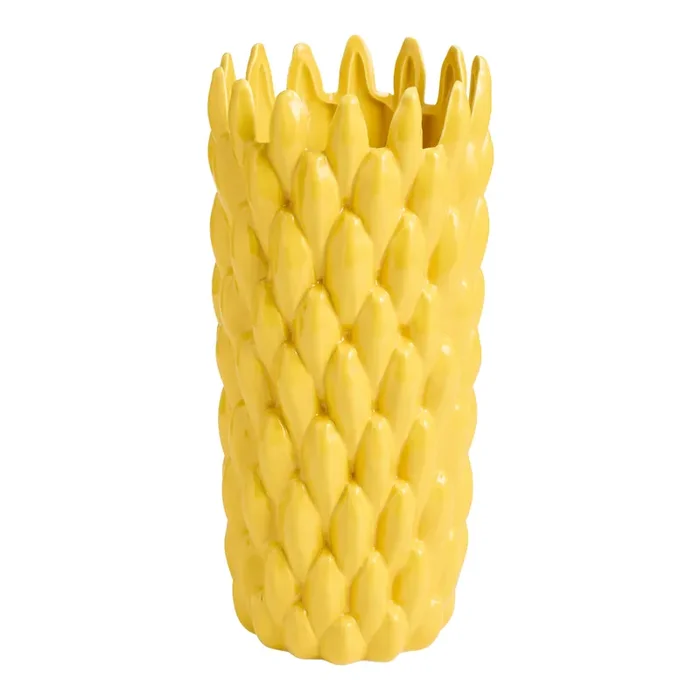 Yellow Ceramic Banana Vase
