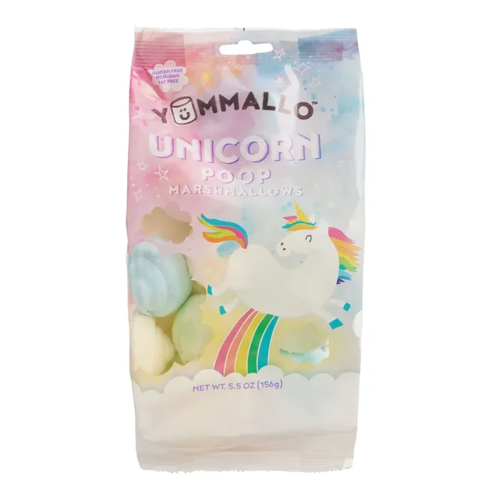 Yummallo Unicorn Poop Marshmallows Set of 2