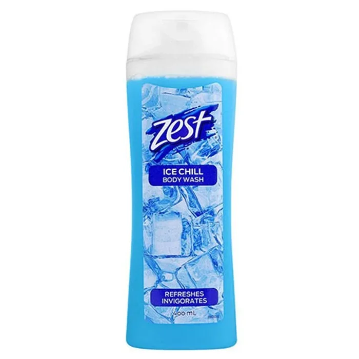 Zest Body Wash Ice Chill 400ml – Case of 6