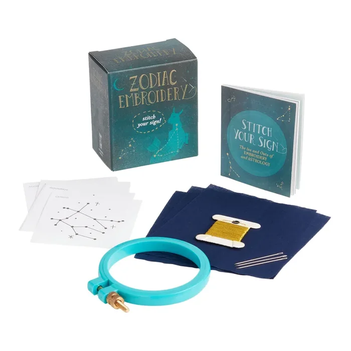 Zodiac Embroidery Mini Kit