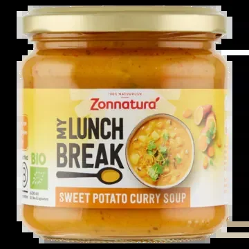 Zonnatura My lunch break sweet potato curry soup